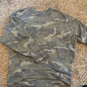 Express camo sweater